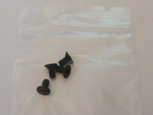 M4 x 8mm T20 Torx Countersunk  Black Stainless Steel Screws